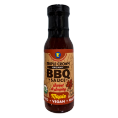 TRIPLE CROWN 三冠王 有機燒烤醬 楓糖風味, 1個, 275g