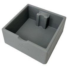 웰롯 커피찌꺼기통 편리한 넉박스 16 x 15 x 6.5 cm, 그레이, 1개