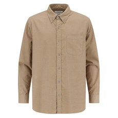 Edition 男士純棉素色燈芯絨襯衫 NNF4WC1994