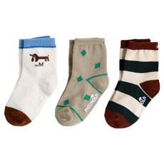 모이몰른 엠엠단말 양말 3족 세트 M244SOA07P