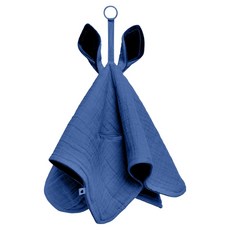 BIBS Cuddle Cloth Kangaroo 袋鼠安撫巾, 1個, 寶藍色