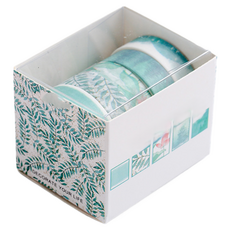 베네블 다꾸 데코레이션 마스킹테이프 5종 세트, 그린그래스, 1세트