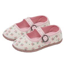 ChakanShoes 女童款Fiancee花朵瑪莉珍魔鬼氈平底鞋 PMFBR3h543