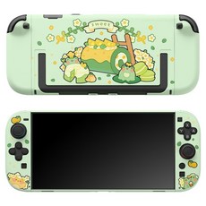 GEEKSHARE Joytron Nintendo Switch 2 全覆蓋保護殼, 1個, 單一商品, 抹茶捲