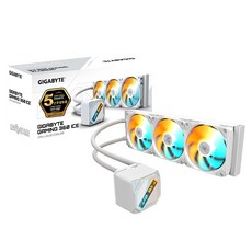 GIGABYTE 技嘉科技 LIQUID CPU 水冷散熱器 GAMING 360 ICE, 1個, 白色