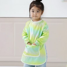 BEBE CHOUETTE 兒童用韓國產防水美術圍裙頭巾組