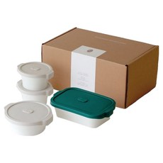 Iwooa On-gi 陶瓷冷凍飯碗2入 + 湯碗 + 蒸籠 A型組合, 1套, 混合色