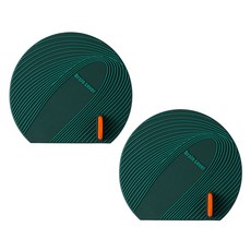 Hanbomnuri 矽膠防臭排水孔蓋 2入, 綠色