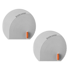 Hanbomnuri 矽膠防臭排水孔蓋 2入, 灰色