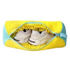 Haebbi-jeong 鞋子洗衣袋 洗衣機專用 鞋套, 1個, 01 黃色