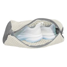 Haebbi-jeong 鞋子洗衣袋 洗衣機專用 鞋套, 1個, 02 象牙白