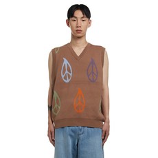 OBEY CLOTHING 男性拼接針織背心