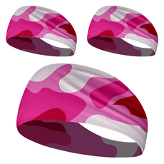 CashRich 男性運動跑步登山健身吸濕排汗髮帶, 3個, 款式 4