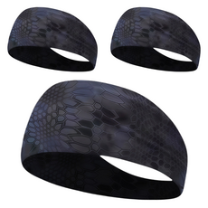 CashRich 男性運動跑步登山健身吸濕排汗髮帶, 3個, 款式 13