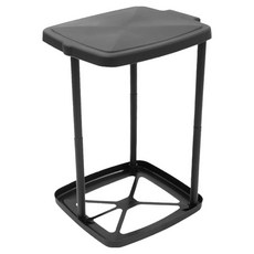 Woni's 資源回收分類垃圾桶 塑膠袋掛架, 黑色