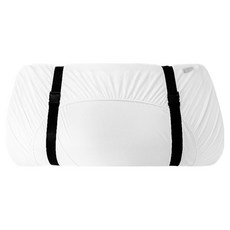 리예 토퍼 및 캐리어 고정 스트랩, 블랙, 2개