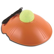 搏仕卡 [原廠正品] 個人網球訓練 訓練 練習用 固定水桶 + 回彈球套組, 1套, 橘色