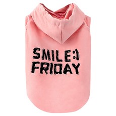 daysoy 寵物微笑星期五衣服, 1個, 02 粉紅色