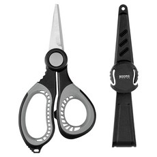 BOOMS FISHING S06 釣魚剪刀收納盒套組 BAFTS065KEX1, 1套, 黑色