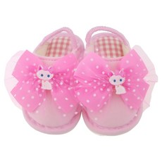 Cocobrain 澎澎裙粉紅蝴蝶結室內鞋套