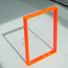 surfff 壓克力 a3 相框, 1個, Neon Pink Orange