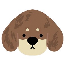 daysoy 寵物可愛小狗餐墊 2XL, 1個, 09 棕色史賓格犬