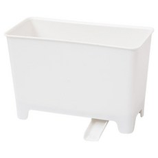 廚房水槽可瀝水垃圾桶 BRP1437, 1個, 白色