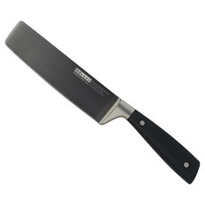 ELO 智慧型鈦塗層直刀方形菜刀, 1個, 黑色