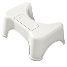 Hanbomnuri 廁所浴室馬桶腳凳, 白色