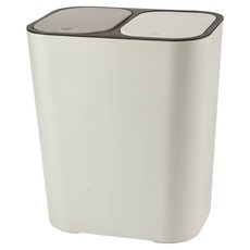 2合1垃圾桶, 米色