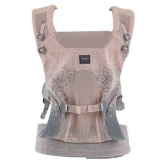 리안 신생아용 브리즈핏 니팅메쉬 아기띠, 베이비핑크