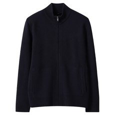 TOPTEN10 男士柔軟觸感半高領拉鍊開襟衫 MSE4EC1502