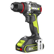 WORX 충전해머드릴 세트 20V 2.0AH BL WU361.1, 1세트