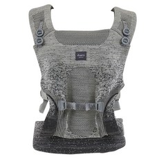 리안 신생아용 브리즈핏 니팅메쉬 아기띠, 시크그레이