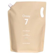 Bamboo Bebe Orosi Seven 嬰兒洗衣精 補充包 柑橘花香, 1個, 1L