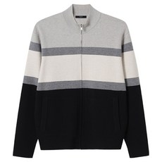 TOPTEN10 男士柔軟觸感半高領拉鍊開襟衫 MSE4EC1502