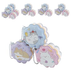 PINKFOOT 喵喵軟軟QQ迷你筆記本 3款 x 6入組, 1套, 混色