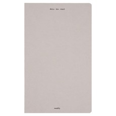 대시앤도트 도큐모먼트 위클리 플래너, 02 페블 그레이, 1개