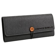 SPACE SHIELD 任天堂 Switch 2 相容 毛氈布料便攜式收納包, 1個, 單一商品, 深灰色