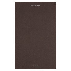 대시앤도트 도큐모먼트 먼슬리 플래너, 1개, 02 딥 에스프레소 1개, 02 딥 에스프레소