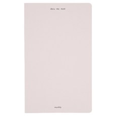 DASH&DOT Documoment 月計畫本, 1個, 01 奶油花瓣