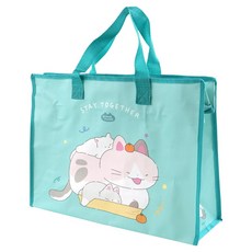 핑크풋 냥냥 투게더 타포린백, 민트, 1개