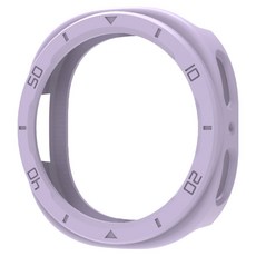 SPACE SHIELD Galaxy Watch 馬卡龍 TPU 防撞保護殼, 1個, 薰衣草紫