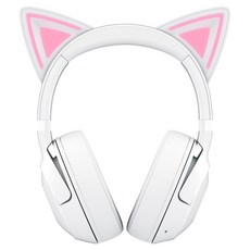 레이저 Kraken Kitty V2 BT 무선 헤드셋, WHITE