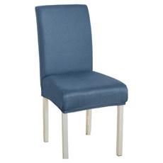 엑스터 탄성 좋은 홈 오피스 의자커버, 그레이블루, 1개