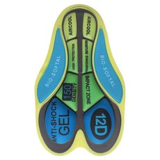 Muru 吸震自行車褲墊, 1個, 12D藍色