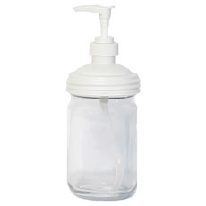 reCAP x Ball 玻璃梅森罐按壓瓶 白色, 1個, 950ml