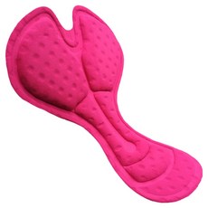 Mureu 女性用高密度海綿自行車褲墊, 1個, 玫瑰紅