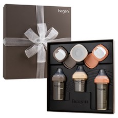 헤겐 유아용 올스타 컬렉션 젖병 150ml + 240ml + 330ml 선물세트, 토프, 오크, 오번, 1세트