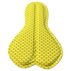 Mureu 透氣自行車褲墊, 1個, 黃色